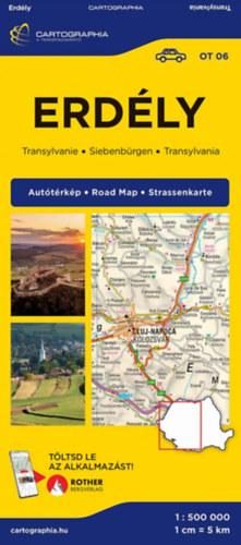ERDÉLY AUTÓTÉRKÉP - 1:500 000 (OT 06)