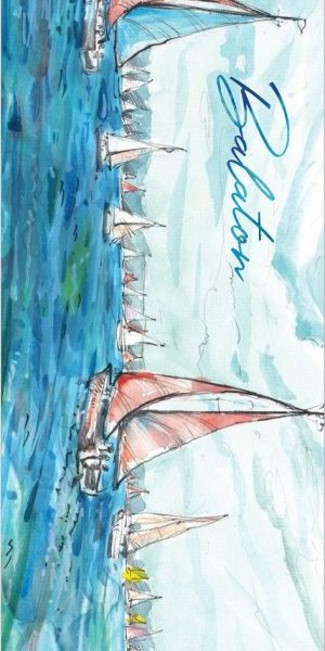 KÖNYVJELZŐ KJB-04 - BALATON SOK VITORLÁS