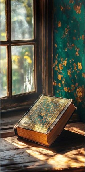 KÖNYVJELZŐ KJK06 - CSUKOTT KÖNYV ABLAKPÁRKÁNYON