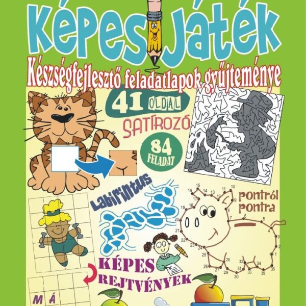 TAPSI MAXI KÉPES-JÁTÉK - KÉSZSÉGFEJLESZTŐ  FELADATLAPOK GYŰJTEMÉNYE 2025/1