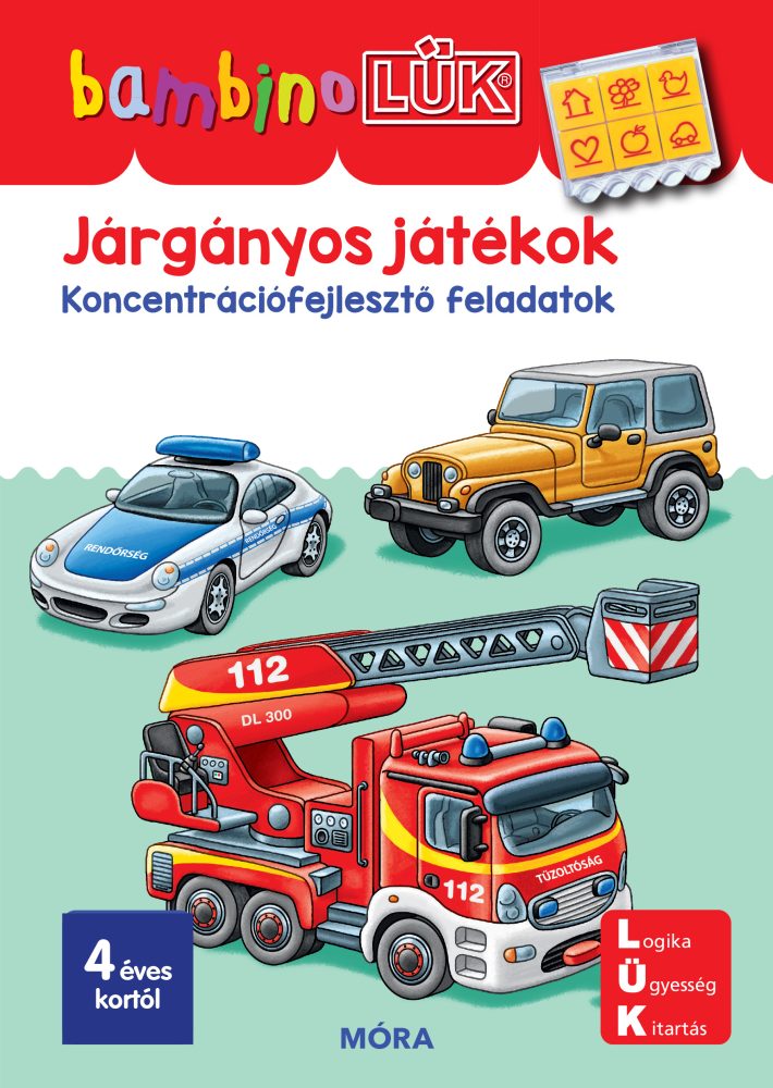 JÁRGÁNYOS JÁTÉKOK - KONCENTRÁCIÓ FEJLESZTŐ FELADATOK BANBINOLÜK( LDI-144 )