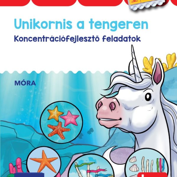 UNIKORNIS A TENGEREN - KONCENTRÁCIÓFEJLESZTŐ FELADATOK  - BAMBINOLÜK (DI-143)