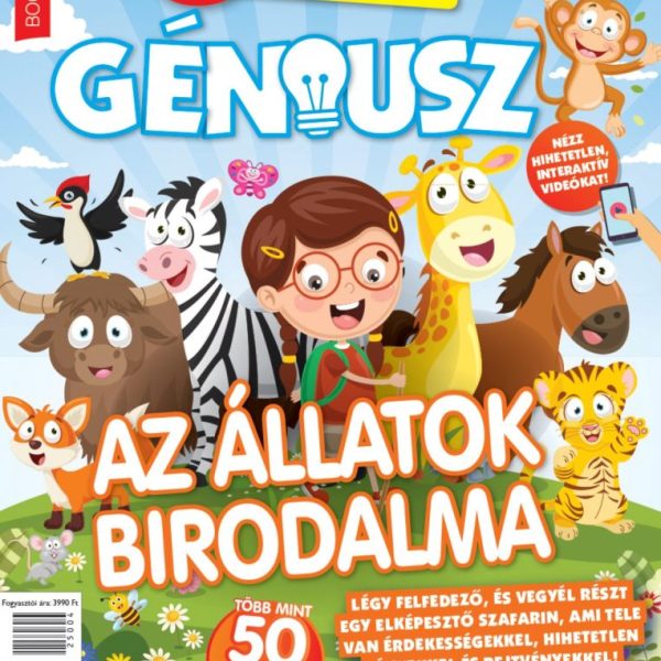 KIS FÜLES GÉNIUSZ - AZ ÁLLATOK BIRODALMA - FÜLES BOOKAZINE 2025/04