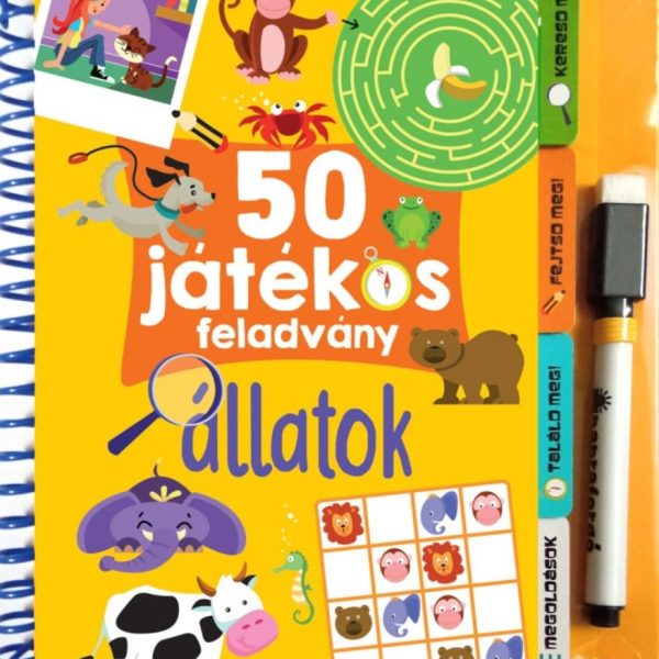 50 JÁTÉKOS FELADVÁNY - ÁLLATOK