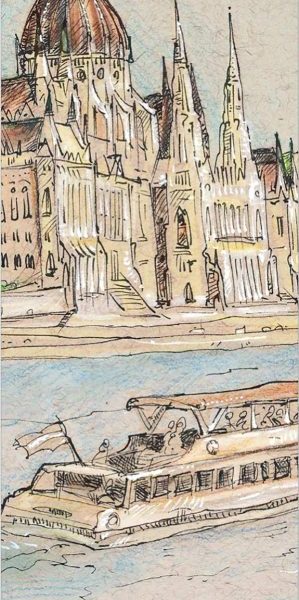 KÖNYVJELZŐ KJ02 - BUDAPEST PARLAMENT