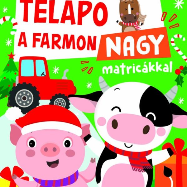 TÉLAPÓ A FARMON NAGY MATRICÁKKAL - JÁTÉKOS FOGLALKOZTATÓ NAGYON KICSIKNEK