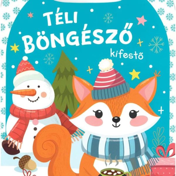 TÉLI BÖNGÉSZŐ - KIFESTŐ - BÖNGÉSZŐS FELADATOKKAL