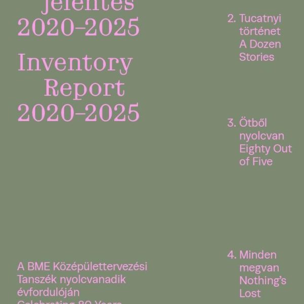 LELTÁRI JELENTÉS 2020-2025 - INVENTORY REPORT 2020-2025