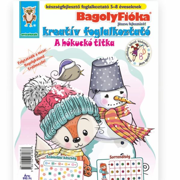 BAGOLYFIÓKA KREATÍV FOGLALKOZTATÓ FÜZET - A HÓKUCKÓ TITKA