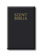 SZENT BIBLIA - FEKETE, ARANY BETŰKKEL -