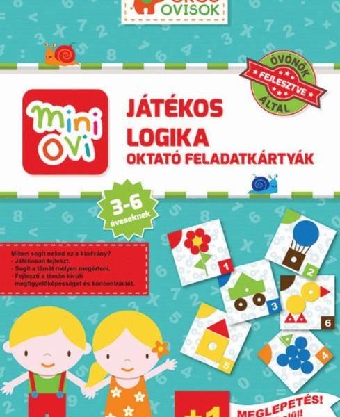 MINI OVI JÁTÉKOS LOGIKA OKTATÓ FELADATKÁRTYÁK