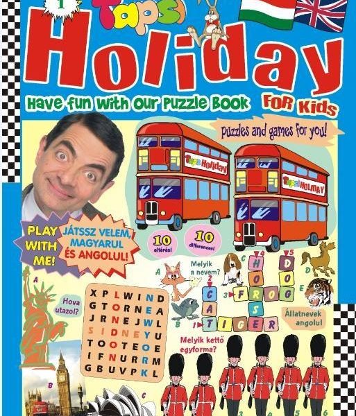TAPSI HOLIDAY FOR KIDS (ANGOL NYELVŰ REJTVÉNYKÖNY GYEREKEKNEK)