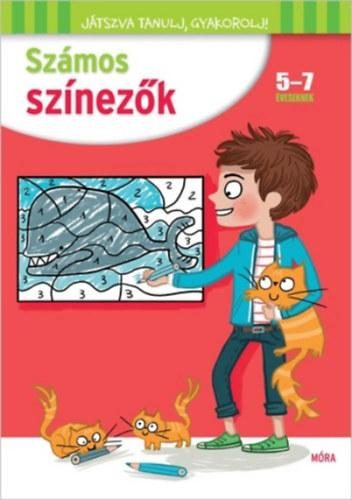 SZÁMOS SZÍNEZŐK 5-7 ÉVESEKNEK
