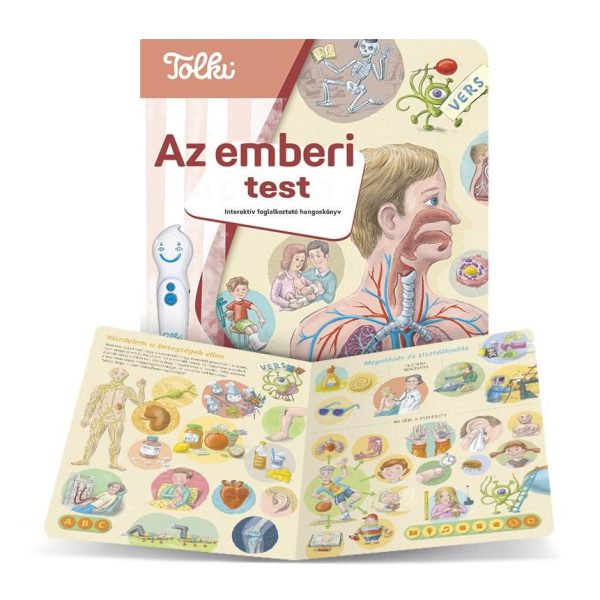 TOLKI AZ EMBERI TEST - INTERAKTÍV FOGLALKOZTATÓ HANGOSKÖNYV