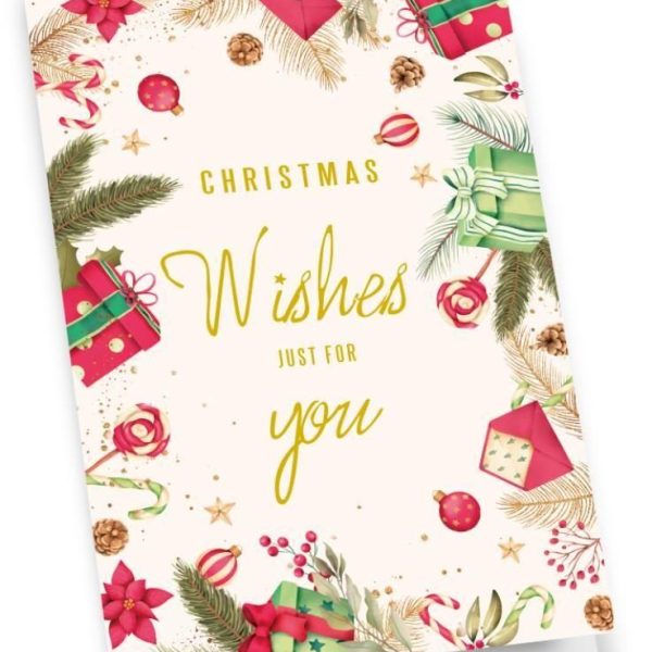 KÉPESLAP XMAS WISHES  13*19