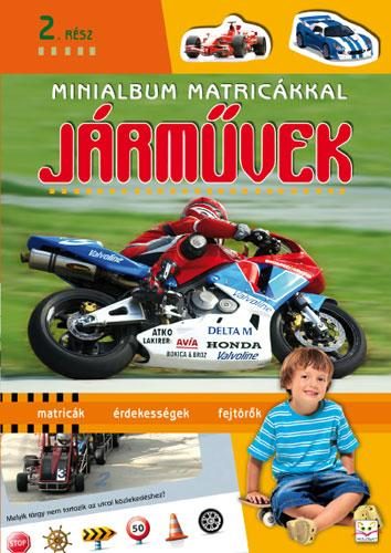 MINIALBUM MATRICÁKKAL - JÁRMŰVEK 2. RÉSZ