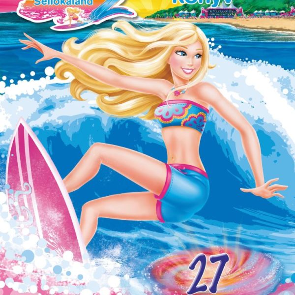 BARBIE ÉS A SELLŐKALAND 2. -  FOGLALKOZTATÓKÖNYV 27 MATRICÁVAL!