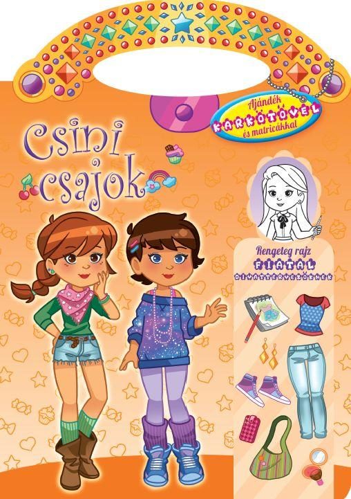 CSINI CSAJOK (NARANCSSÁRGA) + AJÁNDÉK KARKÖTŐ