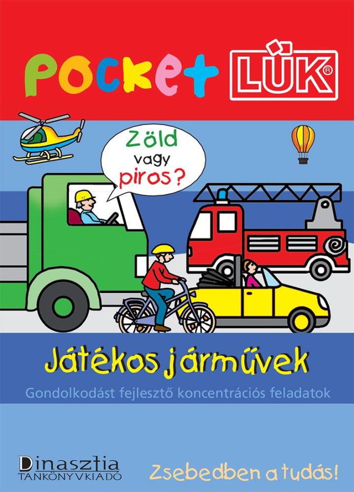 JÁTÉKOS JÁRMŰVEK - POCKETLÜK (ALAPLAPPAL)