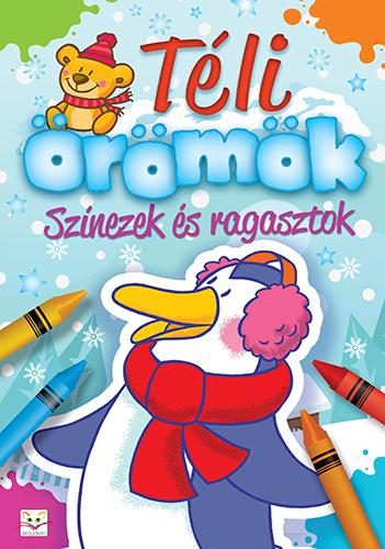 TÉLI ÖRÖMÖK - SZÍNEZEK ÉS RAGASZTOK