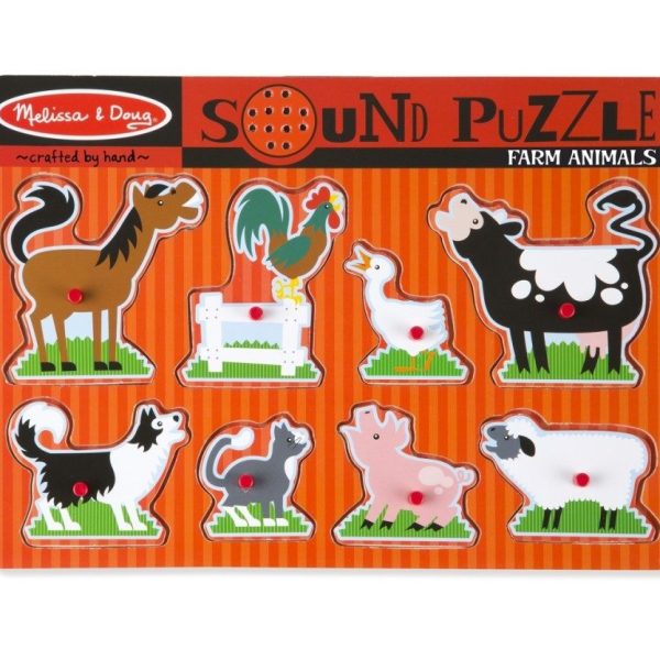 M&D, HANGOS PUZZLE, FARM ÁLLATAI