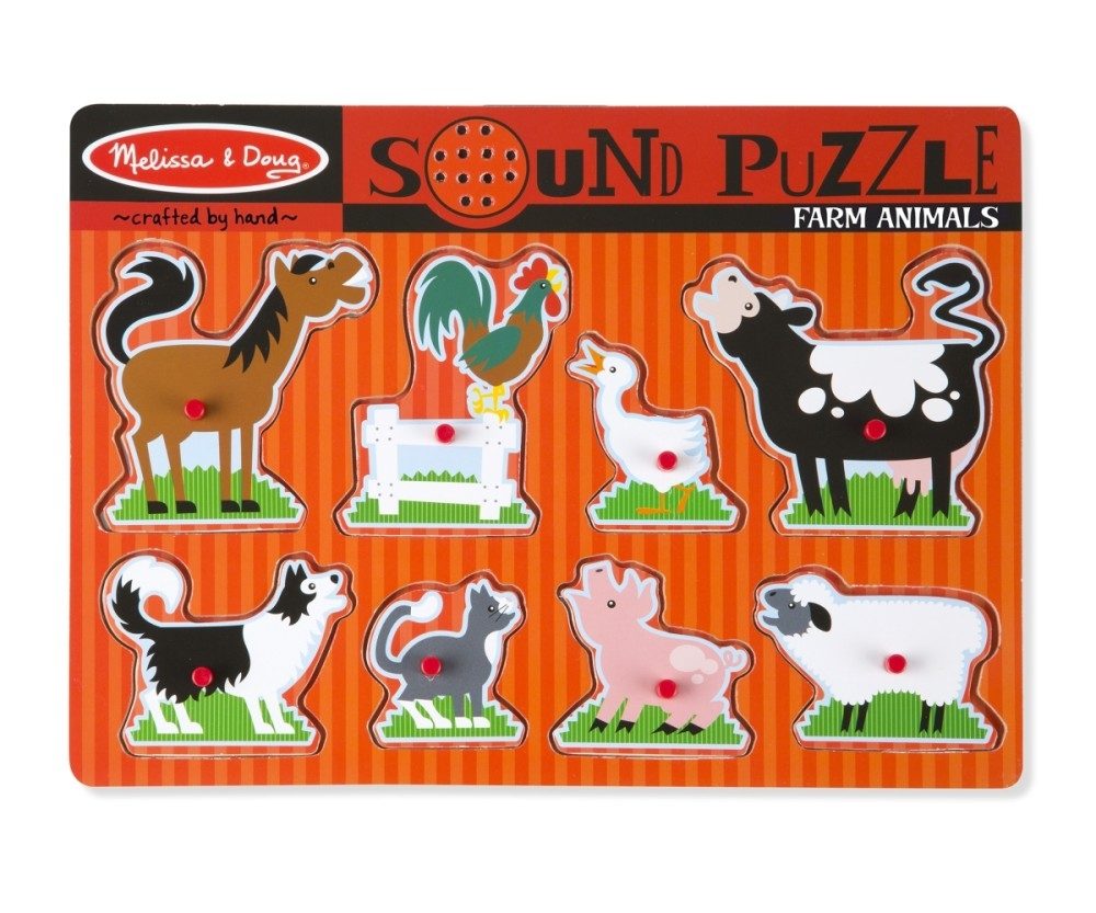 M&D, HANGOS PUZZLE, FARM ÁLLATAI