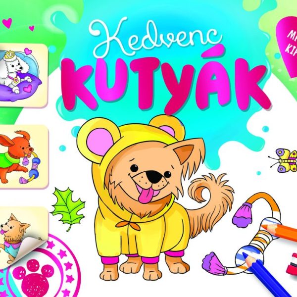 KEDVENC KUTYÁK - MATRICÁS KIFESTŐ