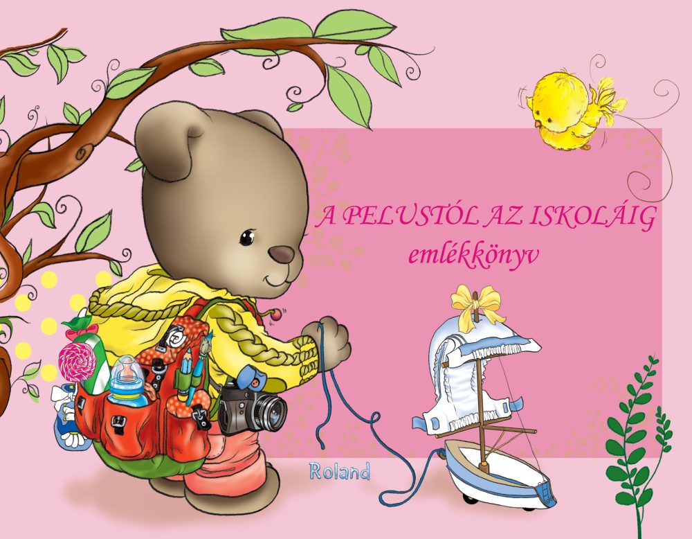 A PELUSTÓL AZ ISKOLÁIG - EMLÉKKÖNYV (RÓZSASZÍN)