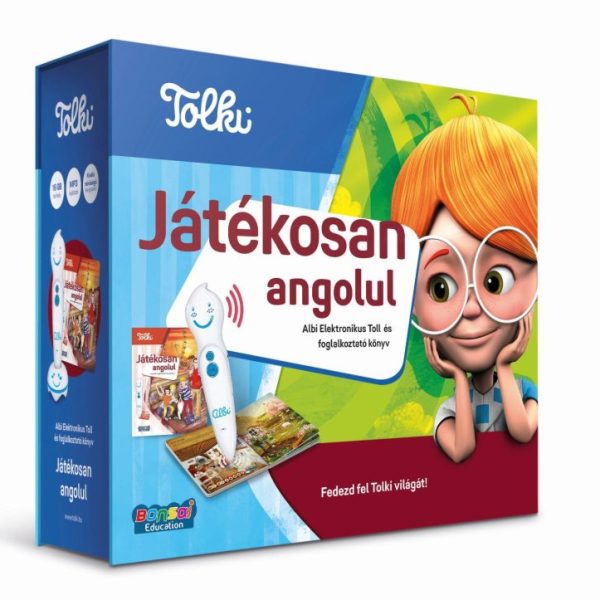 TOLKI JÁTÉKOSAN ANGOLUL - ALBI ELEKTRONIKUS TOLL ÉS FOGLALKOZTATÓ HANGOSKÖNYV