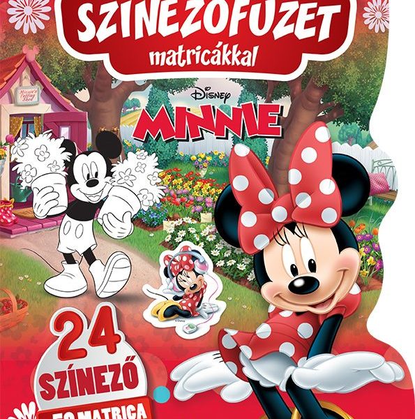 KÜLÖNLEGES SZÍNEZŐFÜZET MATRICÁKKAL: MINNIE