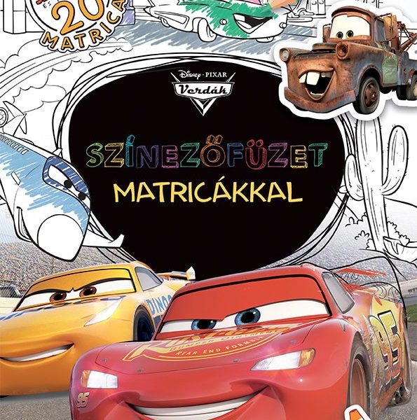 SZÍNEZŐFÜZET MATRICÁKKAL - VERDÁK (20 MATRICA)