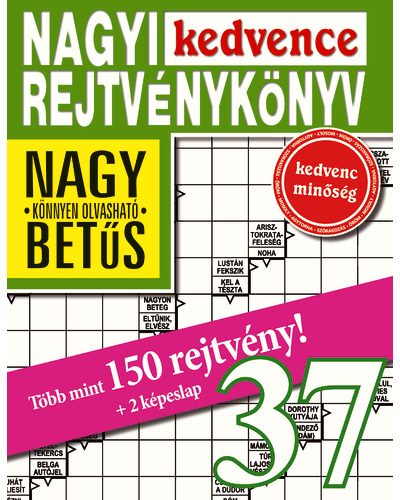 NAGYI KEDVENCE REJTVÉNYKÖNYV 37.