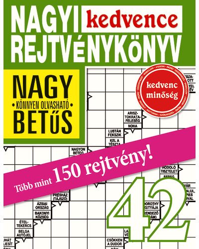 NAGYI KEDVENCE REJTVÉNYKÖNYV 42.