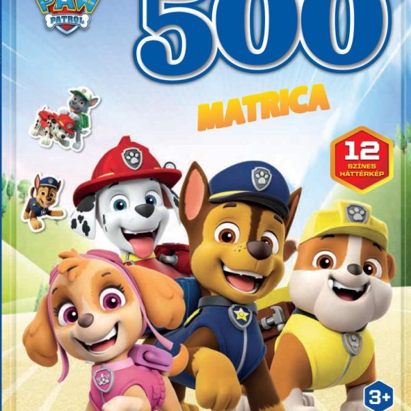 500 MATRICA - MATRICÁS KÖNYV (PAW PATROL)