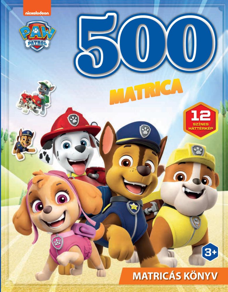 500 MATRICA - MATRICÁS KÖNYV (PAW PATROL)