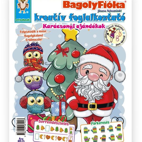 BAGOLYFIÓKA - KREATÍV FOGLALKOZTATÓ - KARÁCSONYI AJÁNDÉKOK