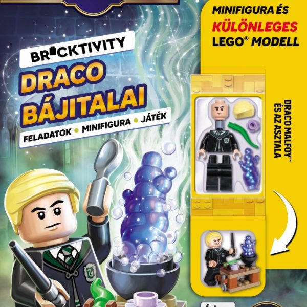 LEGO HARRY POTTER -  DRACO BÁJITALAI - FELADATOK, MINIFIGURA, JÁTÉK