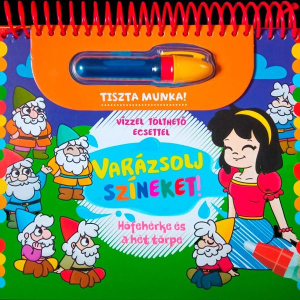 VARÁZSOLJ SZÍNEKET! - HÓFEHÉRKE ( VÍZZEL TÖLTHETŐ ECSETTEL)