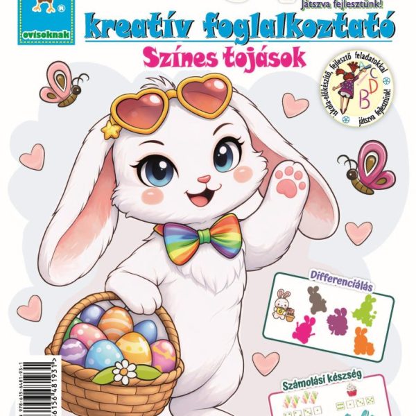 BAGOLYFIÓKA KREATÍV FOGLALKOZTATÓ FÜZET - SZÍNES TOJÁSOK