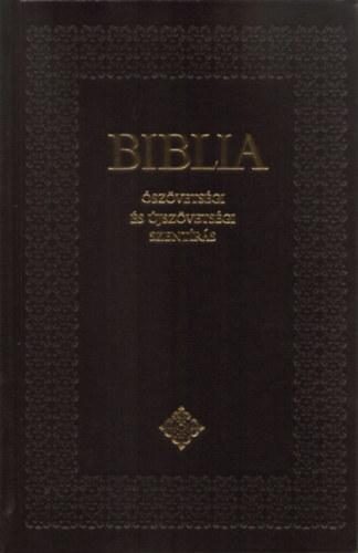 BIBLIA - ÓSZÖVETSÉGI ÉS ÚJSZÖVETSÉGI SZENTÍRÁS (DIÁK, KEMÉNYTÁBLÁS, FEKETE)