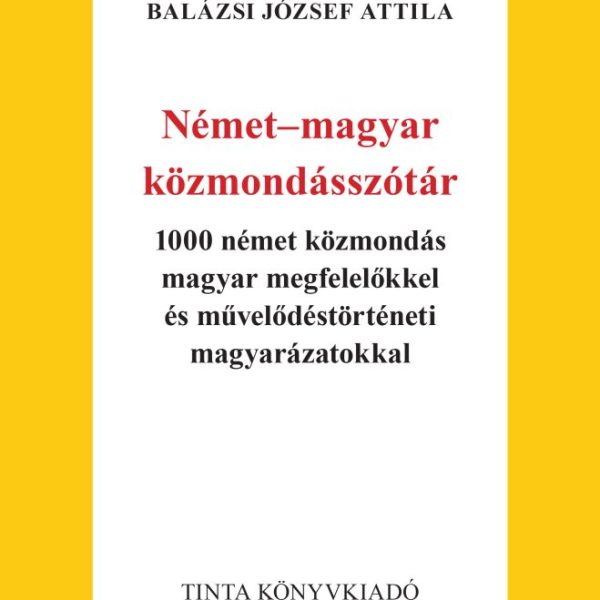 NÉMET-MAGYAR KÖZMONDÁSSZÓTÁR