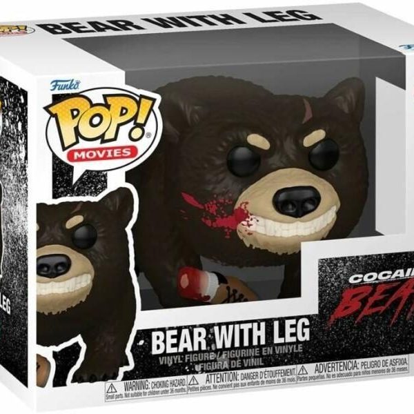 FUNKO POP! MOVIES: COCAINE BEAR- BEAR W/LEG FIGURA #1452