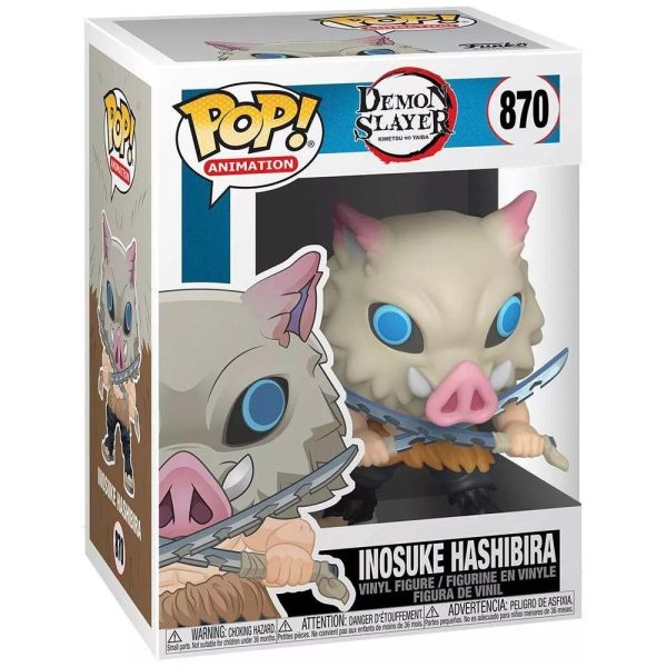 FUNKO POP! ANIMATION: DEMON SLAYER - INOSUKE HASHIBIRA FIGURA #870