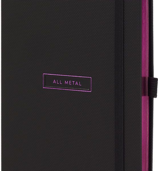 CASTELLI A5 NOTESZ ALL METAL FUCHSIA