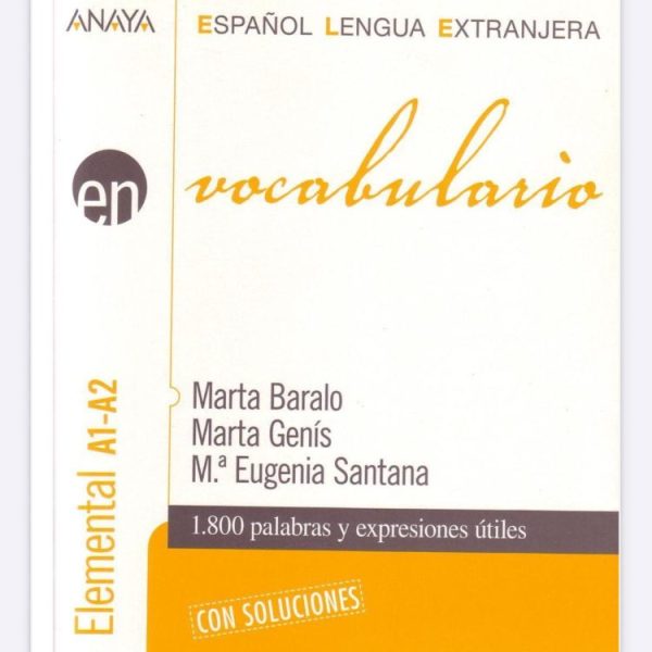 EN VOCABULARIO  ELEMNETAL A1-A2
