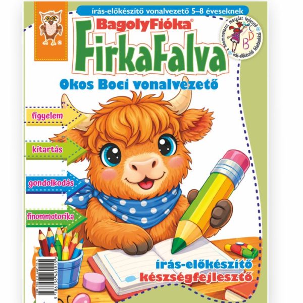 BAGOLYFIÓKA - FIRKAFALVA - OKOS BOCI VONALVEZETŐ - ÍRÁS ELŐKÉSZÍTŐ V. 5-8 ÉVESEK