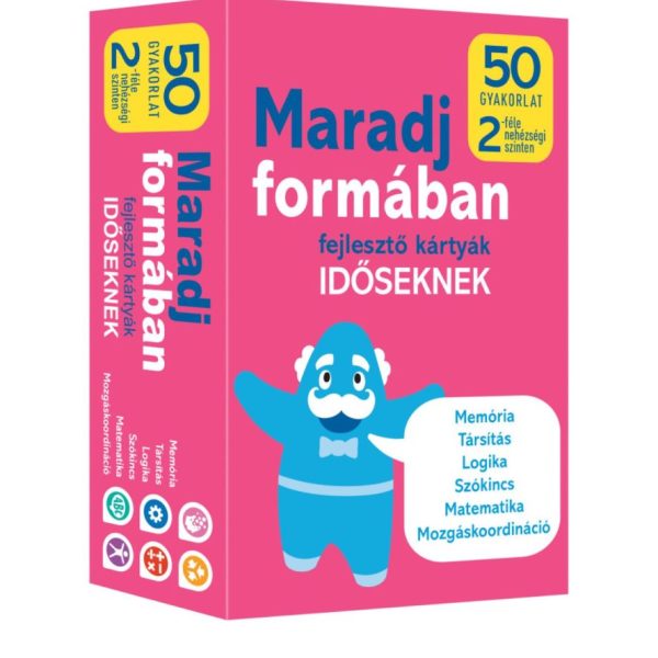 MARADJ FORMÁBAN - FEJLESZTŐ KÁRTYÁK IDŐSEKNEK