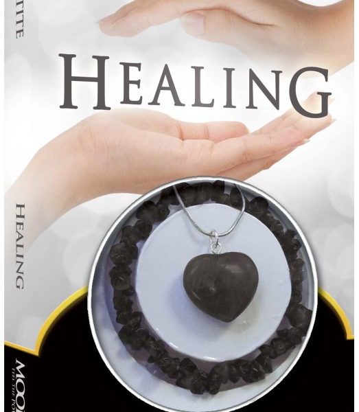 HEALING HEMATIT - ANGYALI KRISTÁLYOK (KARKÖTŐ+MEDÁL LÁNCCAL)