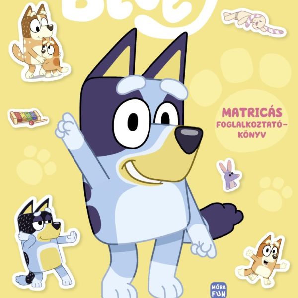 BLUEY - BLUEY ÉS BARÁTAI - MATRICÁS FOGLALKOZTATÓKÖNYV