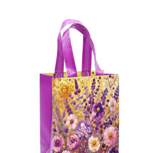 VIRÁGOK KICSI - BEVÁSÁRLÓTÁSKA 20*26 CM